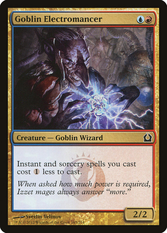MTG Card Title: Goblin Electromancer RTR/163