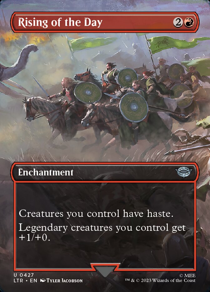 MTG Card Title: Rising of the Day LTR/427