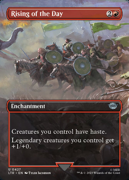 MTG Card Title: Rising of the Day LTR/427