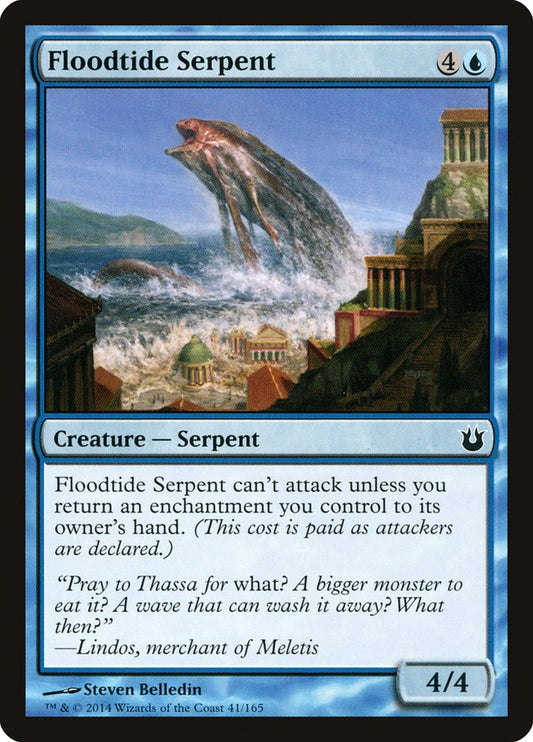 MTG Card Title: Floodtide Serpent BNG/41