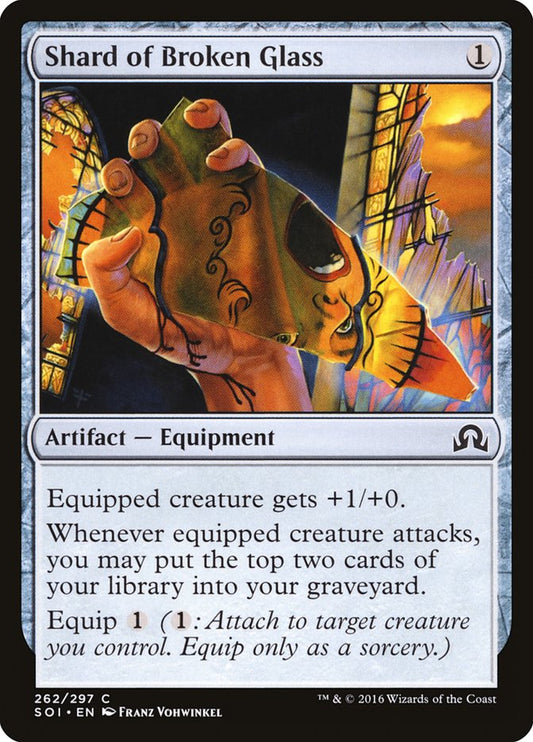 MTG Card Title: Shard of Broken Glass SOI/262