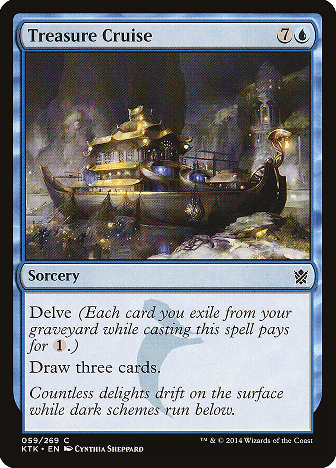 MTG Card Title: Treasure Cruise KTK/59