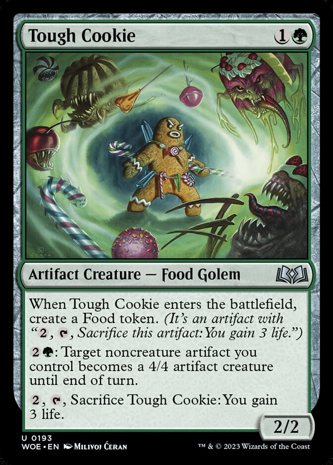 MTG Card Title: Tough Cookie WOE/193