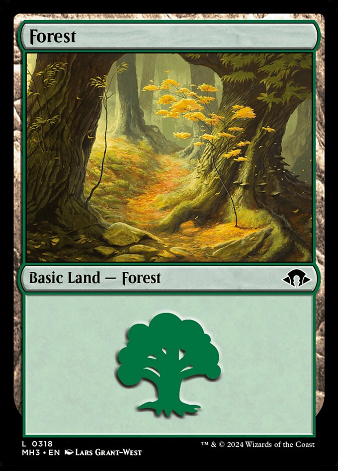 MTG Card Title: Forest MH3/318