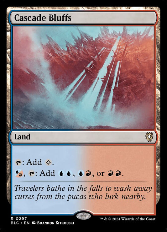 MTG Card Title: Cascade Bluffs BLC/297