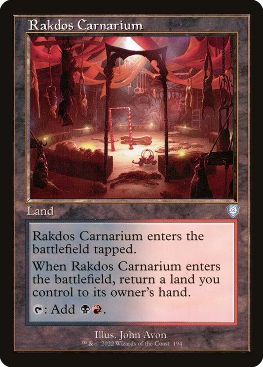 MTG Card Title: Rakdos Carnarium BRC/194