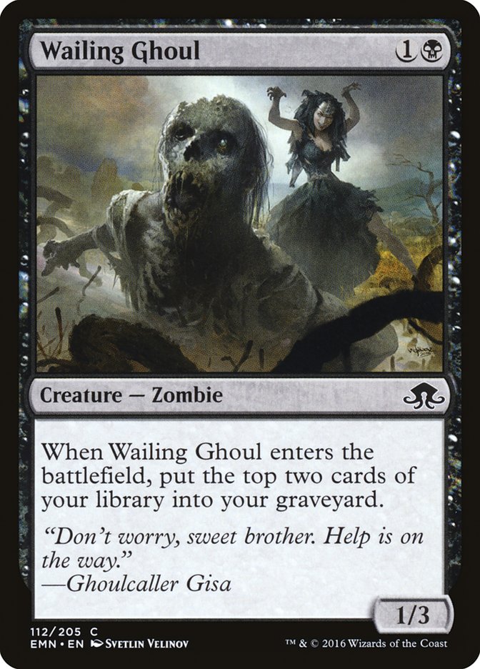 MTG Card Title: Wailing Ghoul EMN/112