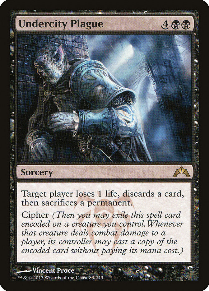 MTG Card Title: Undercity Plague GTC/83