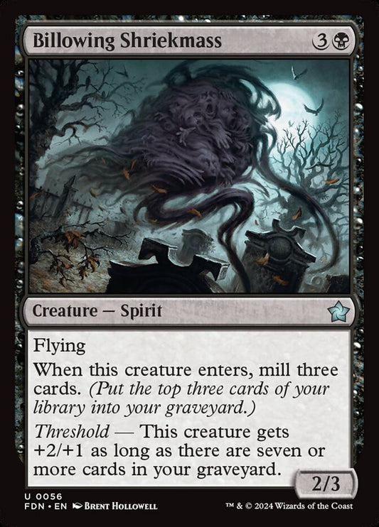 MTG Card Title: Billowing Shriekmass FDN/56