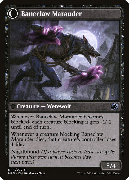 Baneblade Scoundrel // Baneclaw Marauder MID/85