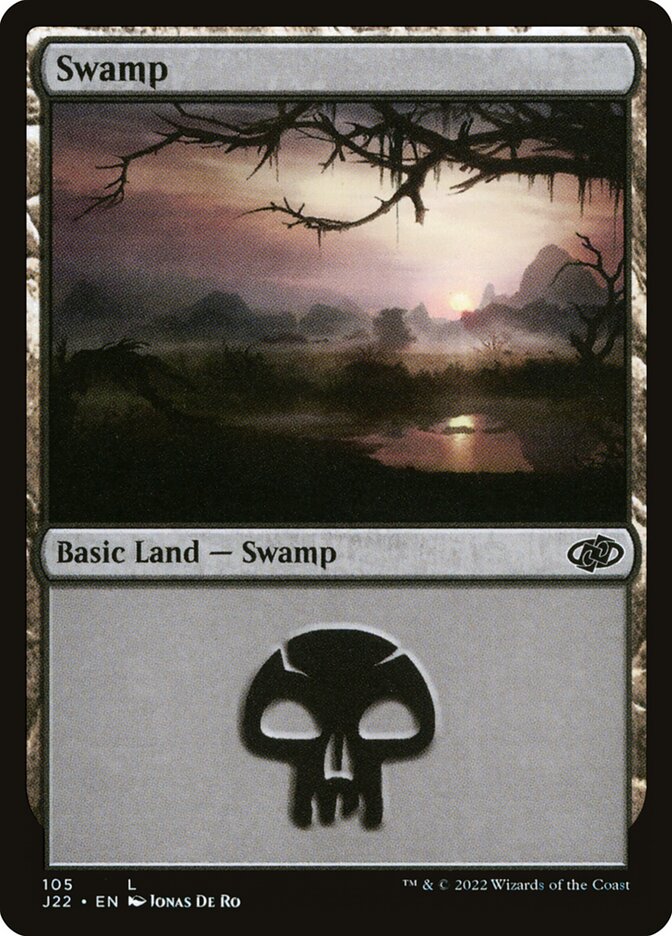 MTG Card Title: Swamp J22/105