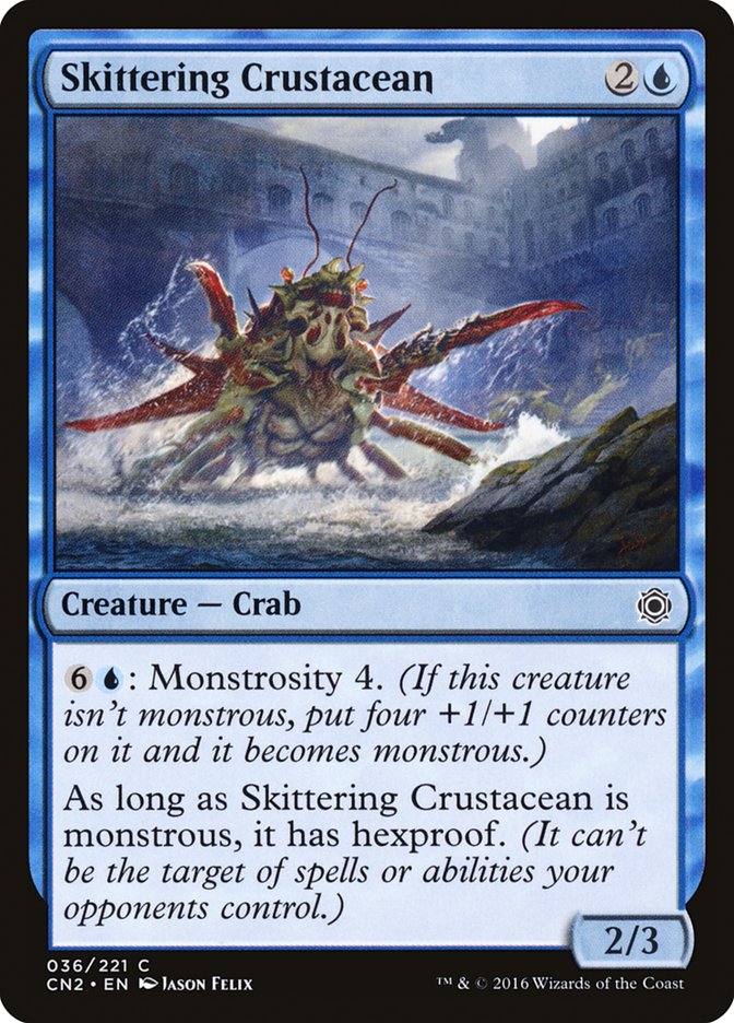 MTG Card Title: Skittering Crustacean CN2/36