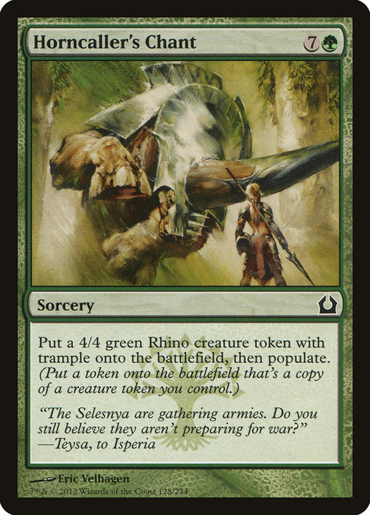 MTG Card Title: Horncaller's Chant RTR/128