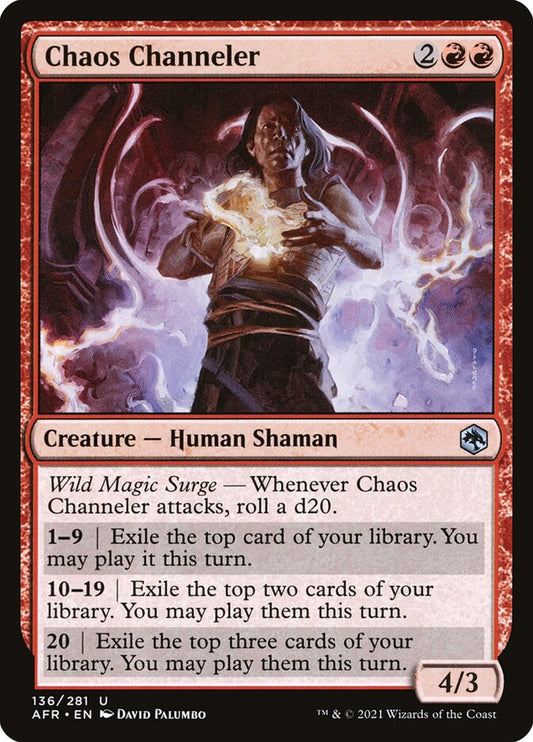 MTG Card Title: Chaos Channeler AFR/136