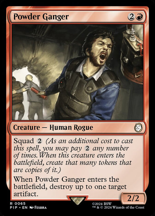 MTG Card Title: Powder Ganger PIP/65