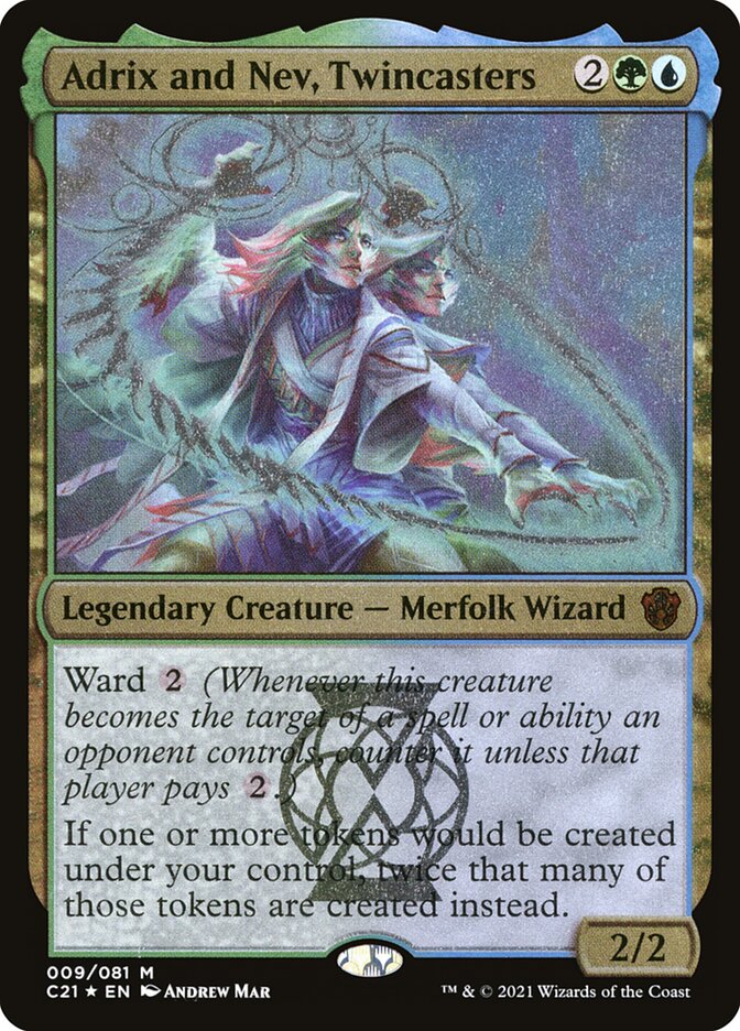 MTG Card Title: Adrix and Nev, Twincasters OC21/9