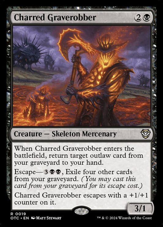 MTG Card Title: Charred Graverobber OTC/19