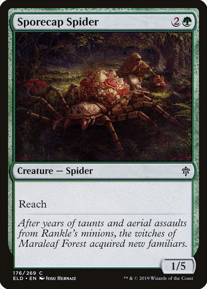 MTG Card Title: Sporecap Spider ELD/176