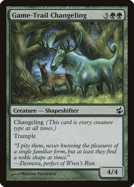 MTG Card Title: Game-Trail Changeling MOR/123