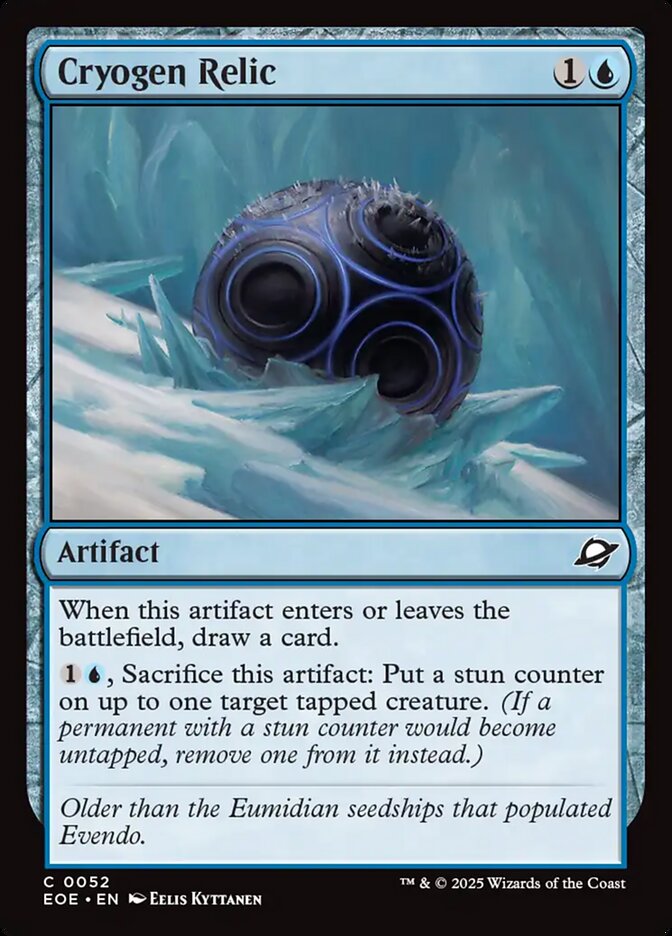 MTG Card Title: Cryogen Relic EOE/52