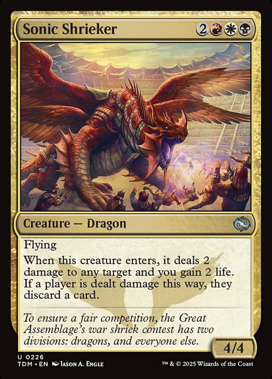 MTG Card Title: Sonic Shrieker TDM/226