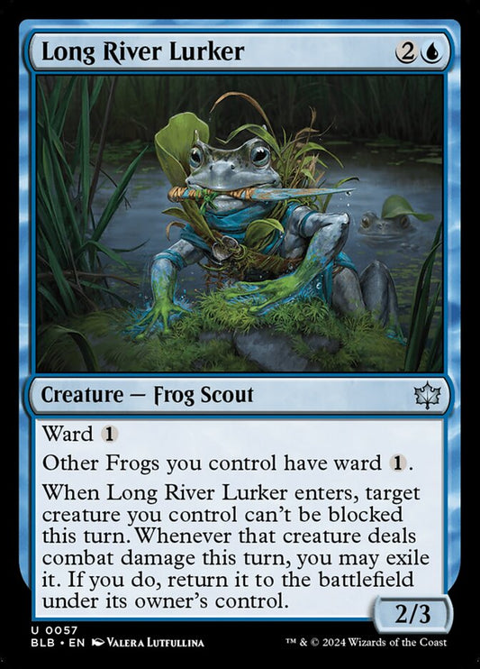 MTG Card Title: Long River Lurker BLB/57