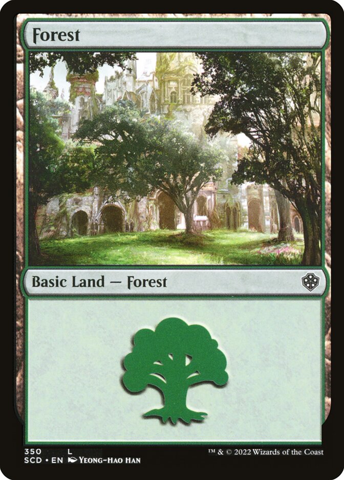 MTG Card Title: Forest SCD/350