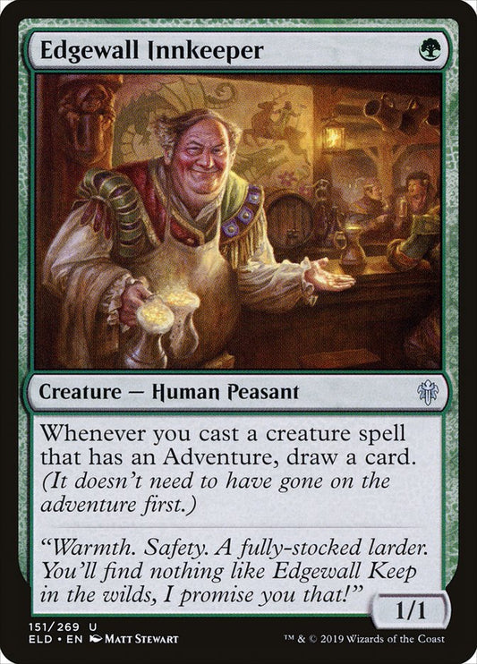MTG Card Title: Edgewall Innkeeper ELD/151