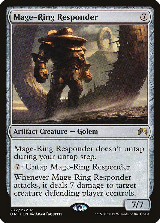 MTG Card Title: Mage-Ring Responder ORI/232