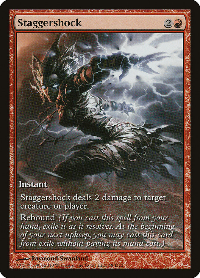 MTG Card Title: Staggershock DCI/48