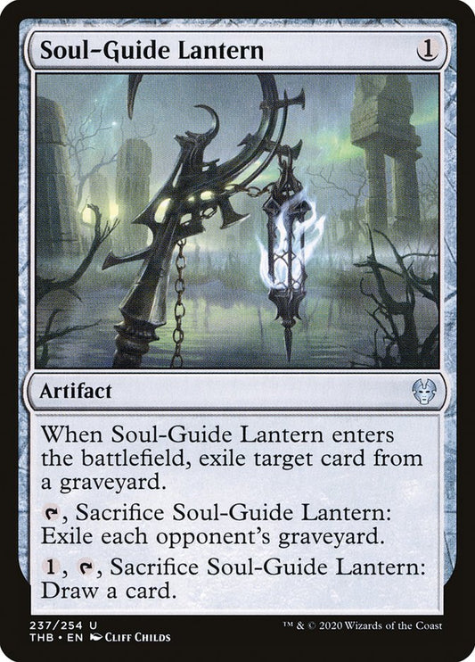 MTG Card Title: Soul-Guide Lantern THB/237