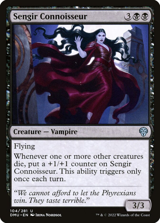 MTG Card Title: Sengir Connoisseur DMU/104