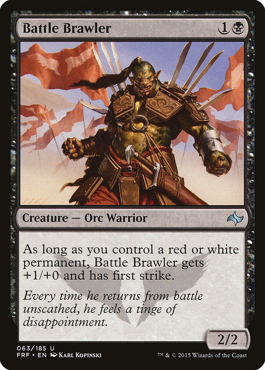 MTG Card Title: Battle Brawler FRF/63