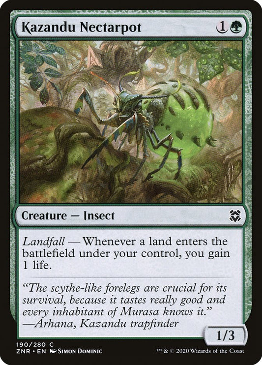 MTG Card Title: Kazandu Nectarpot ZNR/190