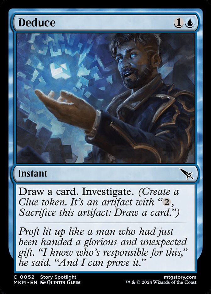MTG Card Title: Deduce MKM/52