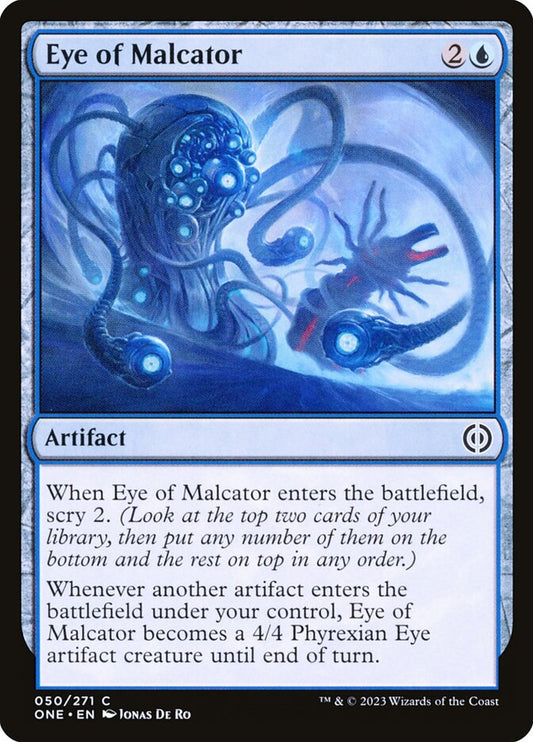 MTG Card Title: Eye of Malcator ONE/50