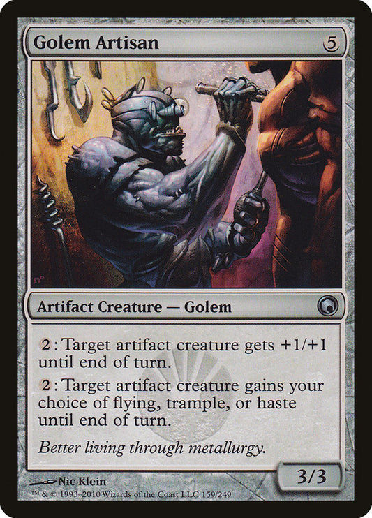 MTG Card Title: Golem Artisan SOM/159
