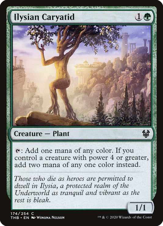 MTG Card Title: Ilysian Caryatid THB/174
