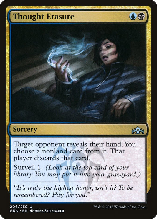 MTG Card Title: Thought Erasure GRN/206