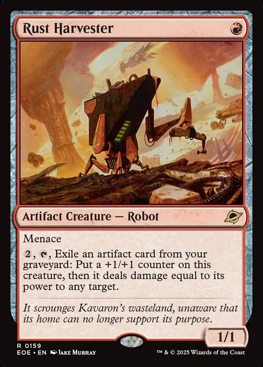 MTG Card Title: Rust Harvester EOE/159