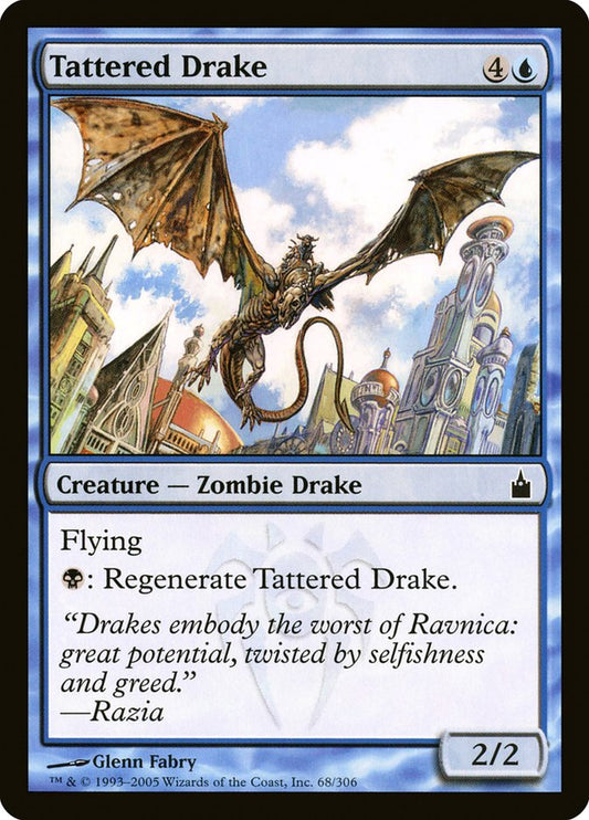 MTG Card Title: Tattered Drake RAV/68