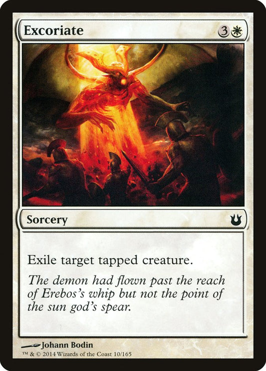 MTG Card Title: Excoriate BNG/10