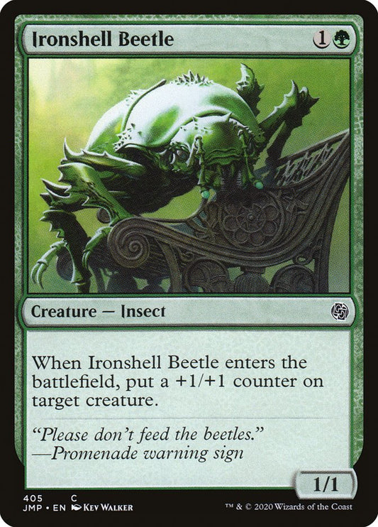 MTG Card Title: Ironshell Beetle JMP/405
