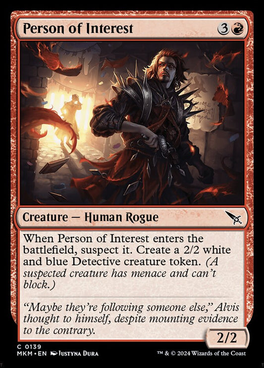 MTG Card Title: Person of Interest MKM/139