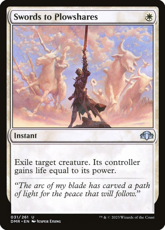 MTG Card Title: Swords to Plowshares DMR/31