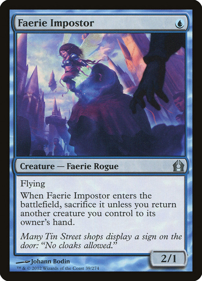 MTG Card Title: Faerie Impostor RTR/39