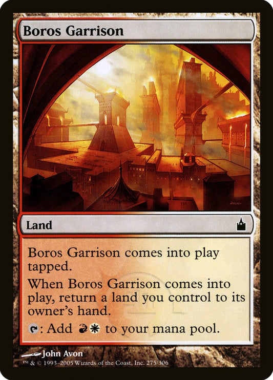 MTG Card Title: Boros Garrison RAV/275