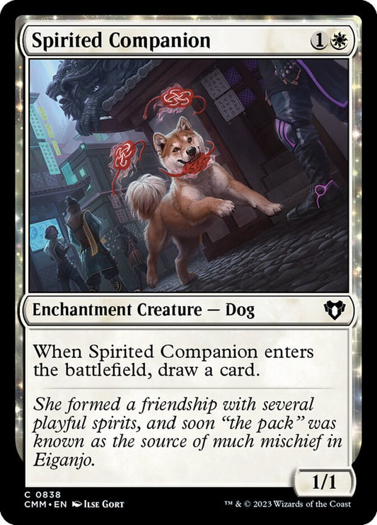 MTG Card Title: Spirited Companion CMM/838