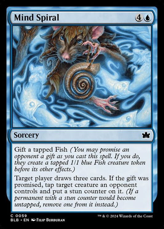 MTG Card Title: Mind Spiral BLB/59