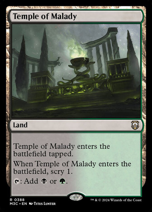 MTG Card Title: Temple of Malady M3C/388